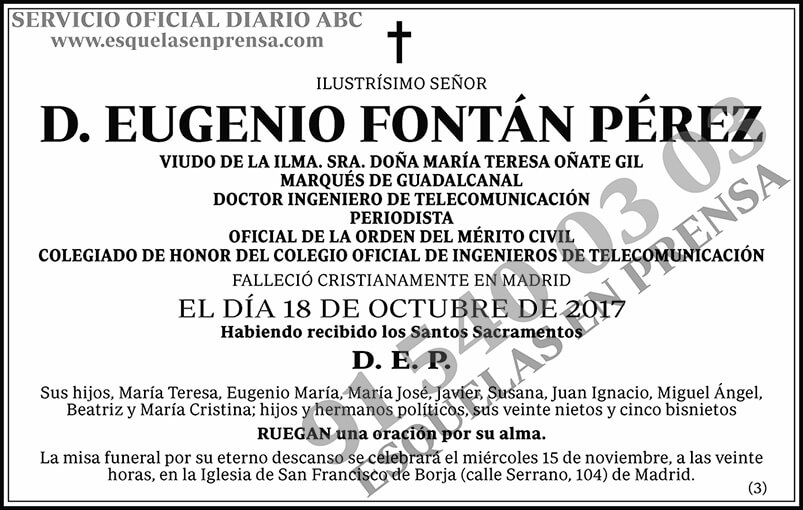 Eugenio Fontán Pérez